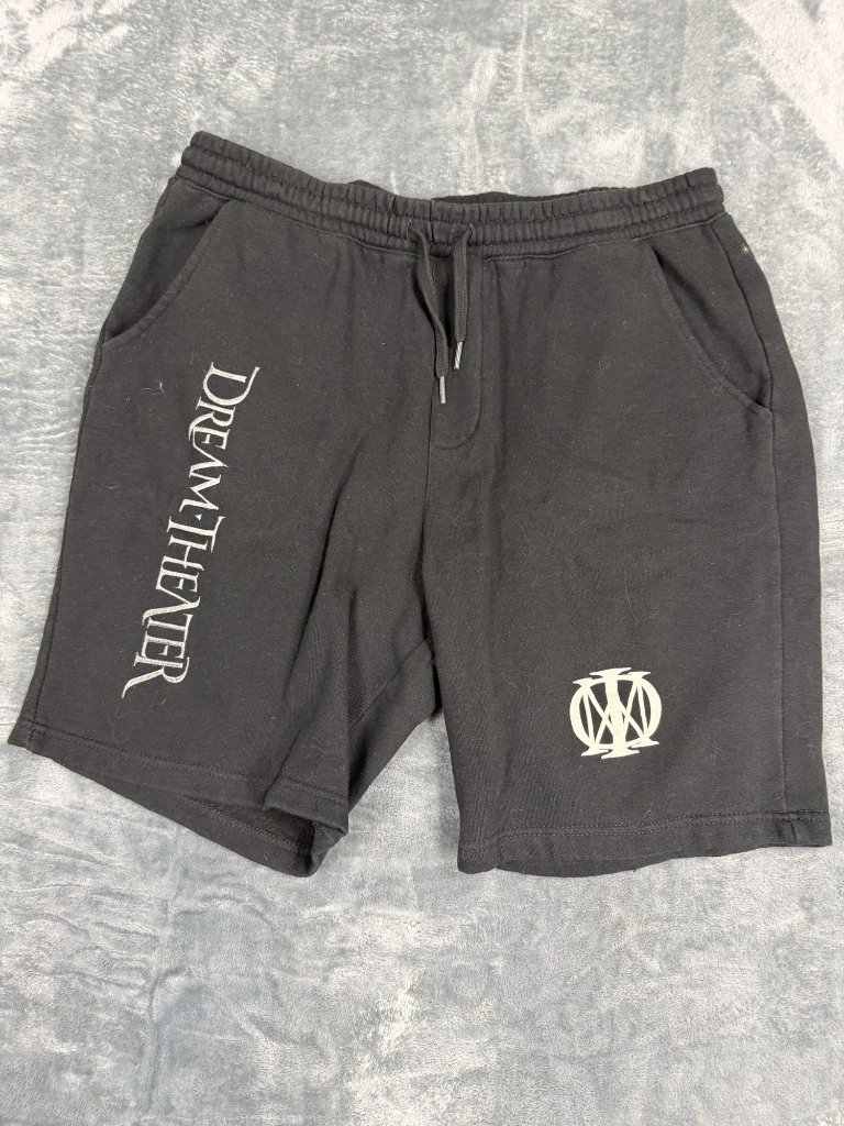 Dream Theater Band Logo Black Sweat Shorts Xl Independent Trading Co